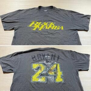 Y2K Kobe Bryant Black Mamba Los Angeles Lakers T Shirt Majestic Xl Mens